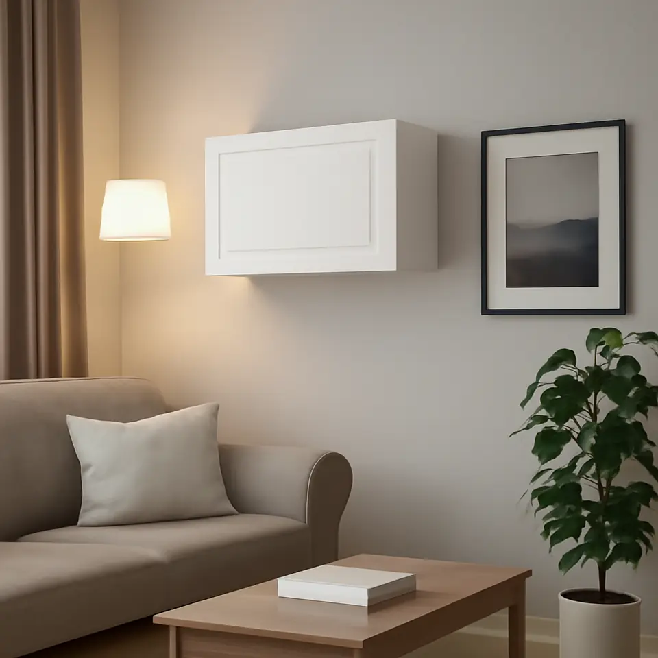 Møbelmontering BESTÅ Vægmonteret skabskombination, hvid/Smeviken hvid, 60x22x38 cm | Få et tilbud i dag
