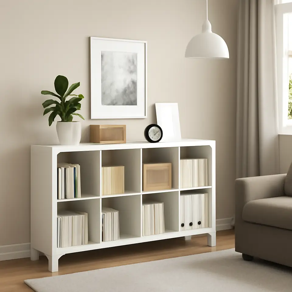 Møbelmontering KALLAX Reol med understel, hvid/hvid, 147×94 cm | Samling af Møbler i Rødovre & Kbh