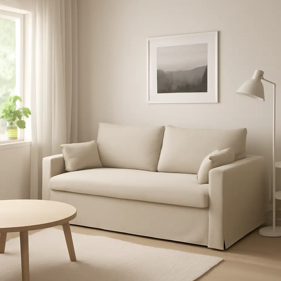Møbelmontering HYLTARP Sovesofa, Hemmesta lys beige | Fast Pris i Storkøbenhavn