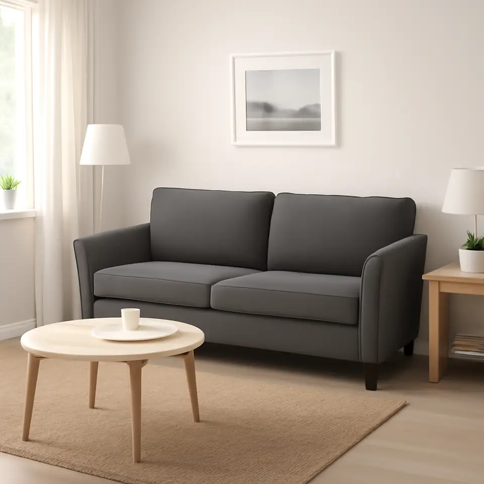 Møbelmontering EKHOLMA 3-pers. sofa, Hakebo mørkegrå | Samling af Møbler i Rødovre & Kbh