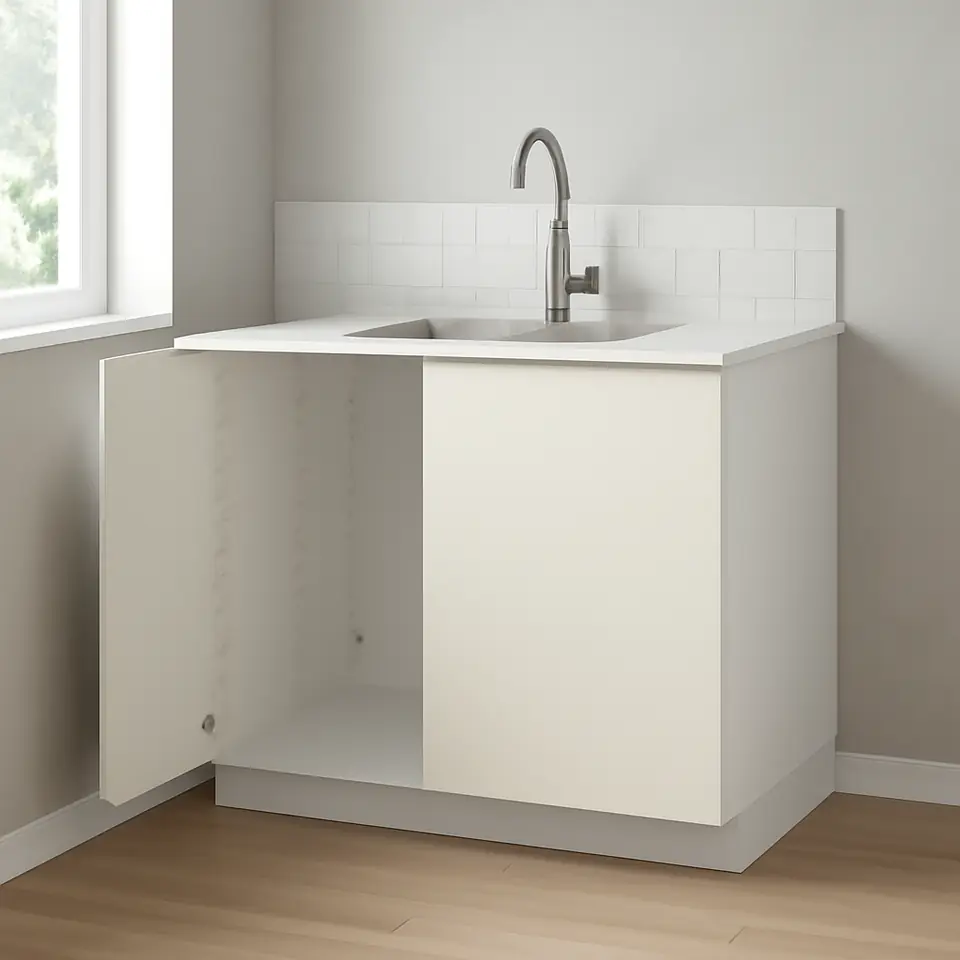 Møbelmontering METOD Underskab t TALLSJÖN vask, hvid/Vallstena hvid, 80×60 cm | Professionel Møbelmontør
