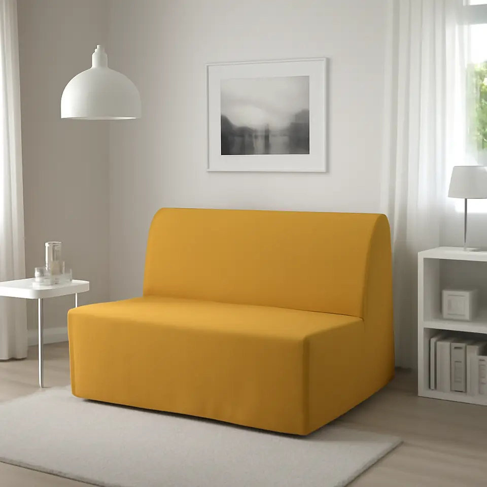 Møbelmontering LYCKSELE LÖVÅS Sovesofa, Vansbro gul | Fast Pris i Storkøbenhavn