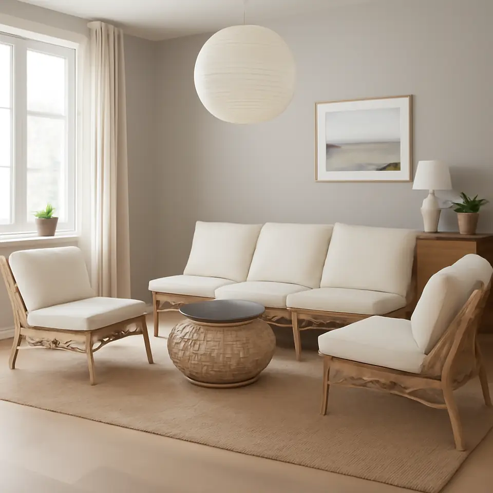 Møbelmontering TVARÖ / FRÖSÖN 5-pers. havemøbelsæt, beige | Fast Pris i Storkøbenhavn