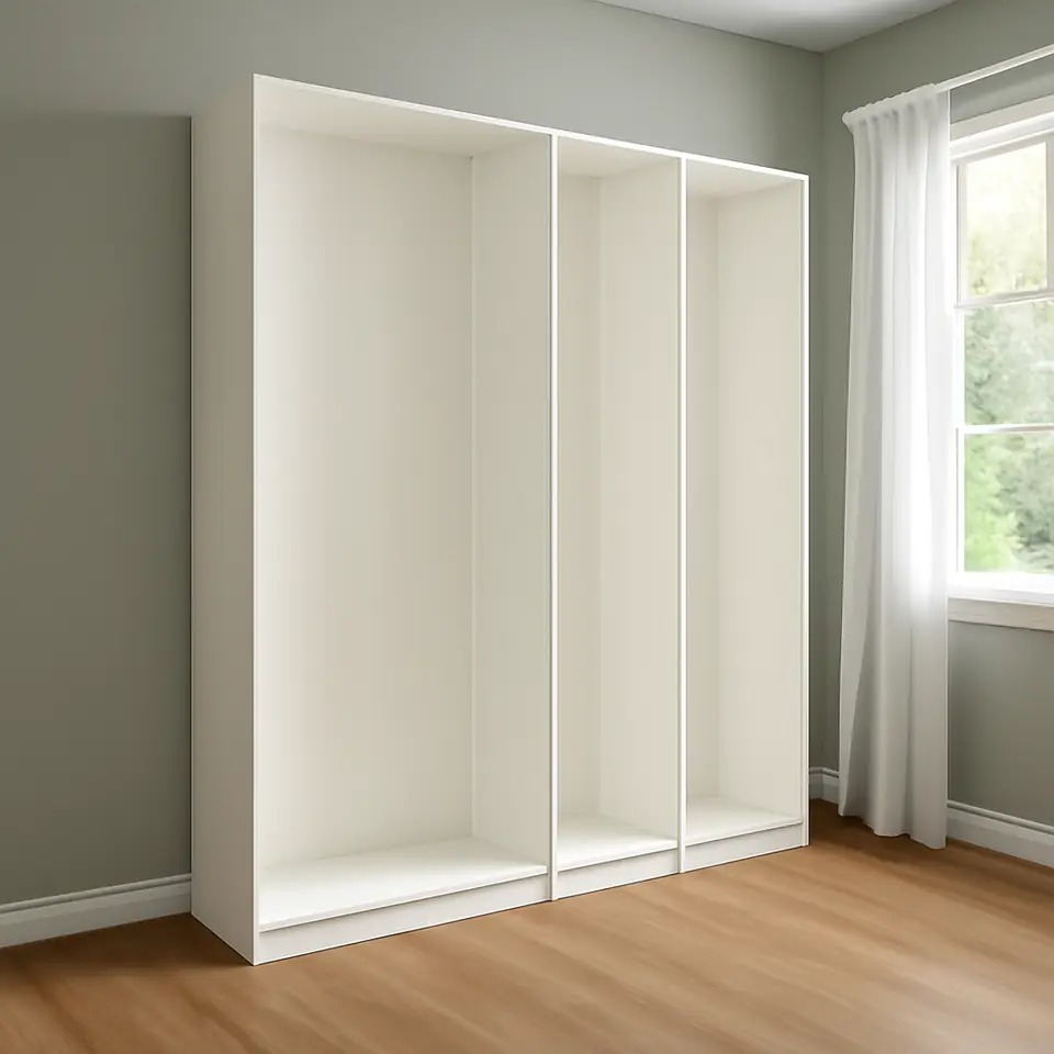 Møbelmontering PAX 3 garderobestel, hvid, 200x35x236 cm | Samling af Møbler i Rødovre & Kbh