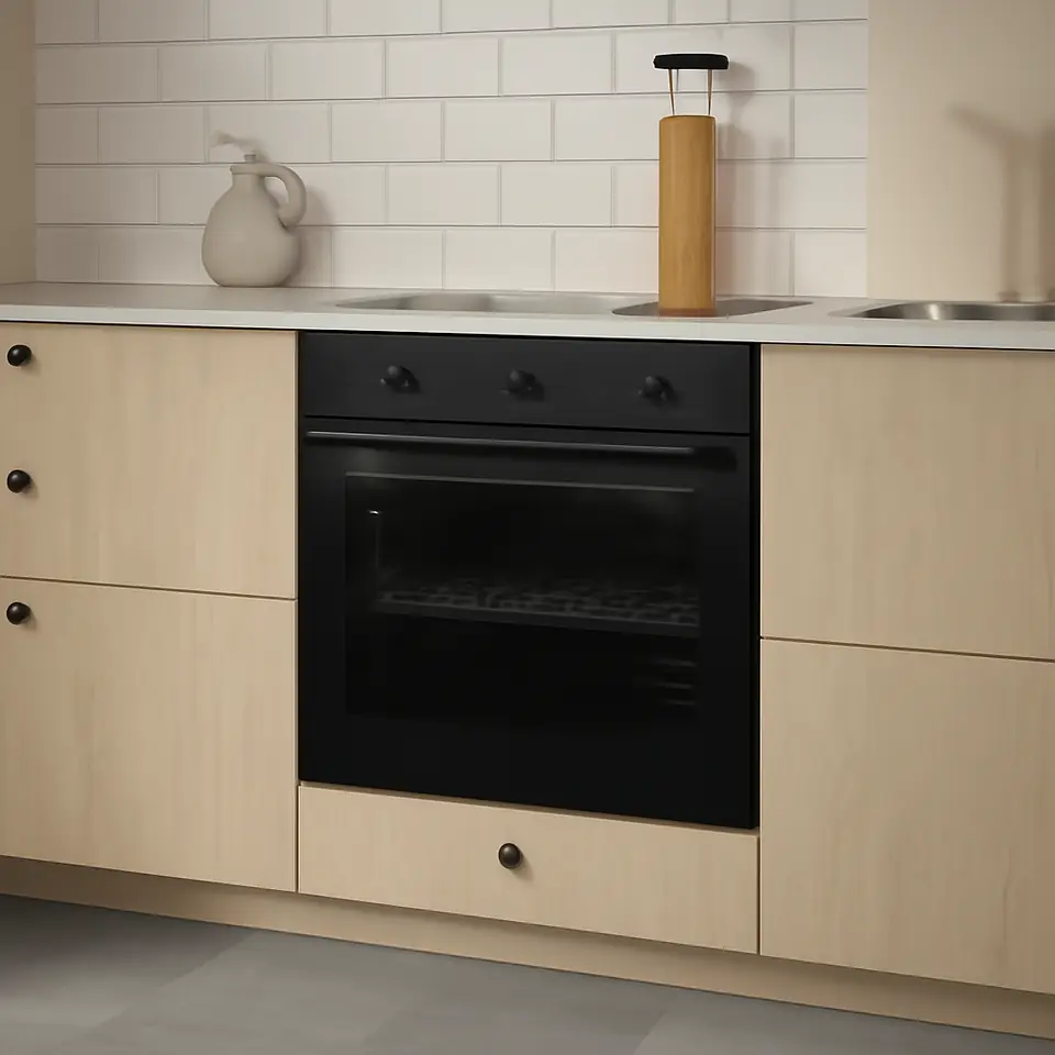 Møbelmontering SPJUTBO Varmluftovn med pyrolysefunktion, IKEA 300 sort | Samling af Møbler i Rødovre & Kbh