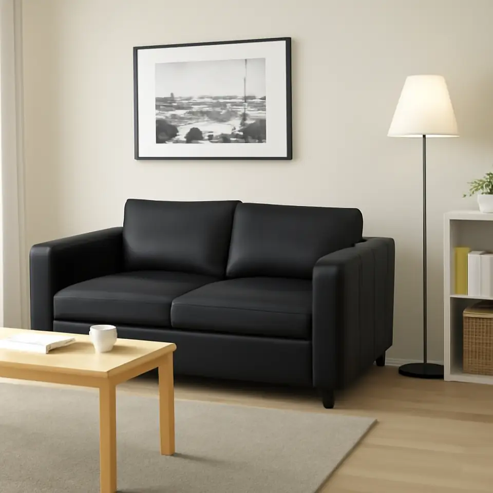 Møbelmontering VIMLE 2-pers. sofa, Grann/Bomstad sort | Billig & Hurtig i København