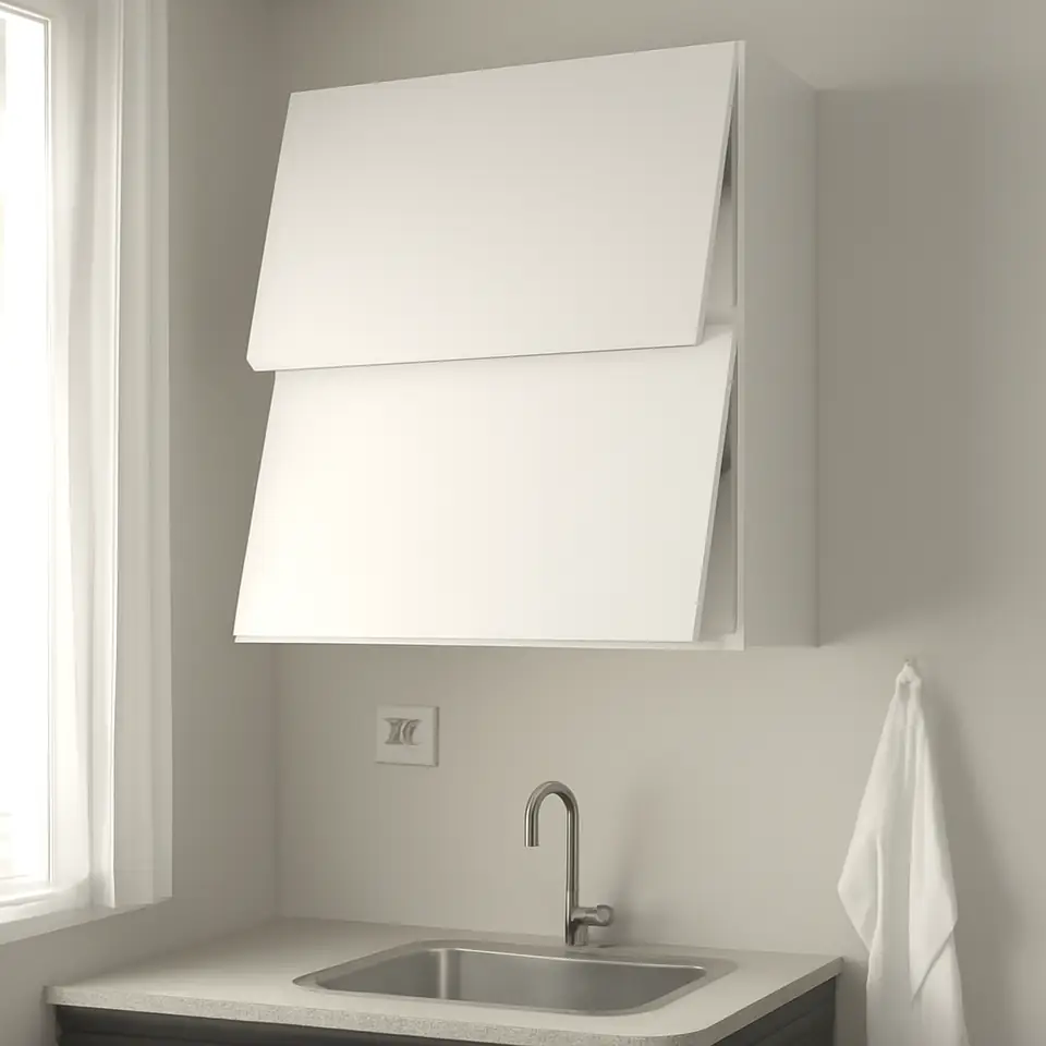 Møbelmontering METOD Horisontalt vægskab med 2 låger, hvid/Veddinge hvid, 60×80 cm | Professionel Møbelmontør