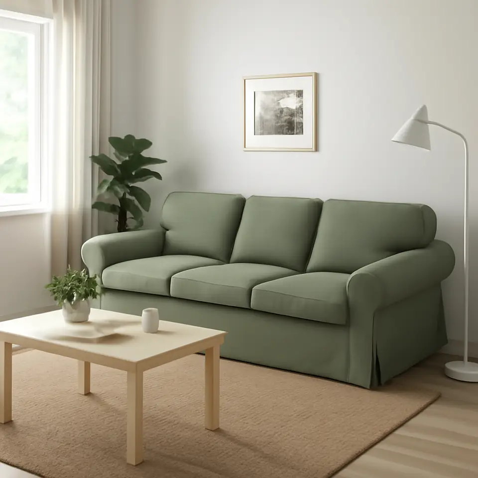 Møbelmontering EKTORP 3-pers. sofa, Hakebo grågrøn | Samling af Møbler i Rødovre & Kbh