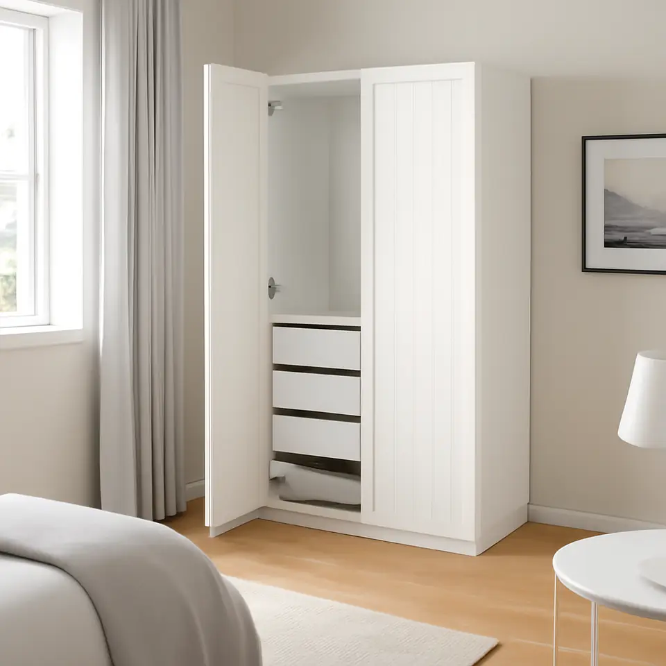 Møbelmontering PAX / GULLABERG Garderobekombination, hvid/hvid, 100x60x201 cm | Samling af Møbler i Rødovre & Kbh