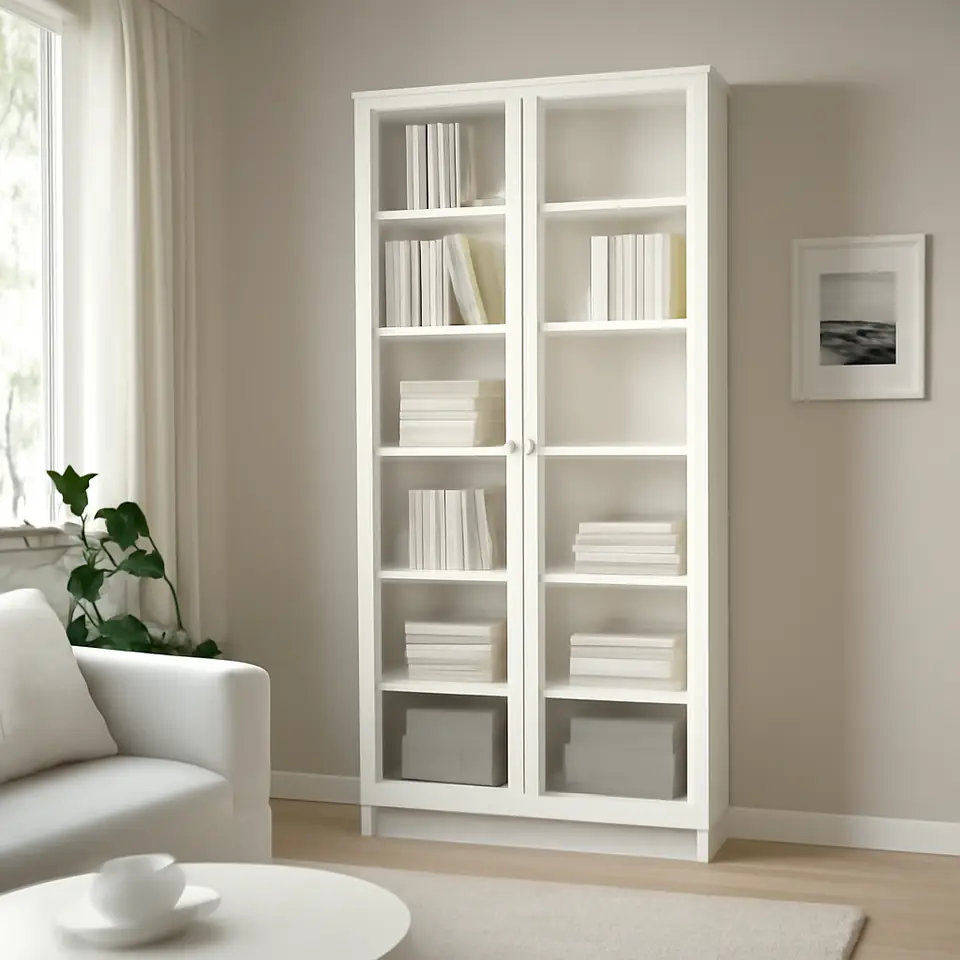 Møbelmontering BILLY / OXBERG Reol, hvid, 80x30x202 cm | Professionel Møbelmontør