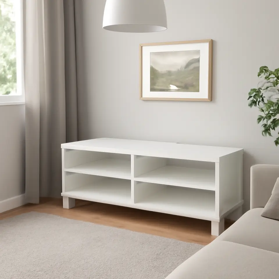 Møbelmontering BESTÅ Tv-bord, hvid, 120x40x48 cm | Samling af Møbler i Rødovre & Kbh