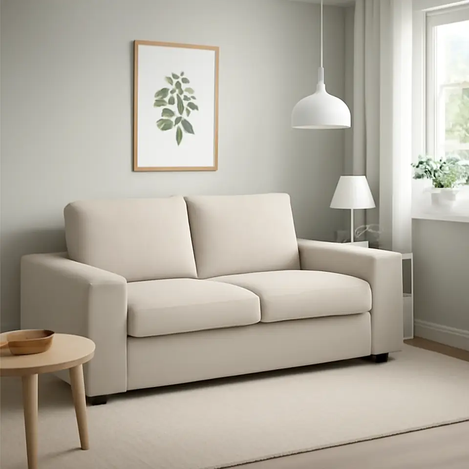 Møbelmontering VIMLE 2-pers. sofa, med brede armlæn/Gunnared beige | Fast Pris i Storkøbenhavn