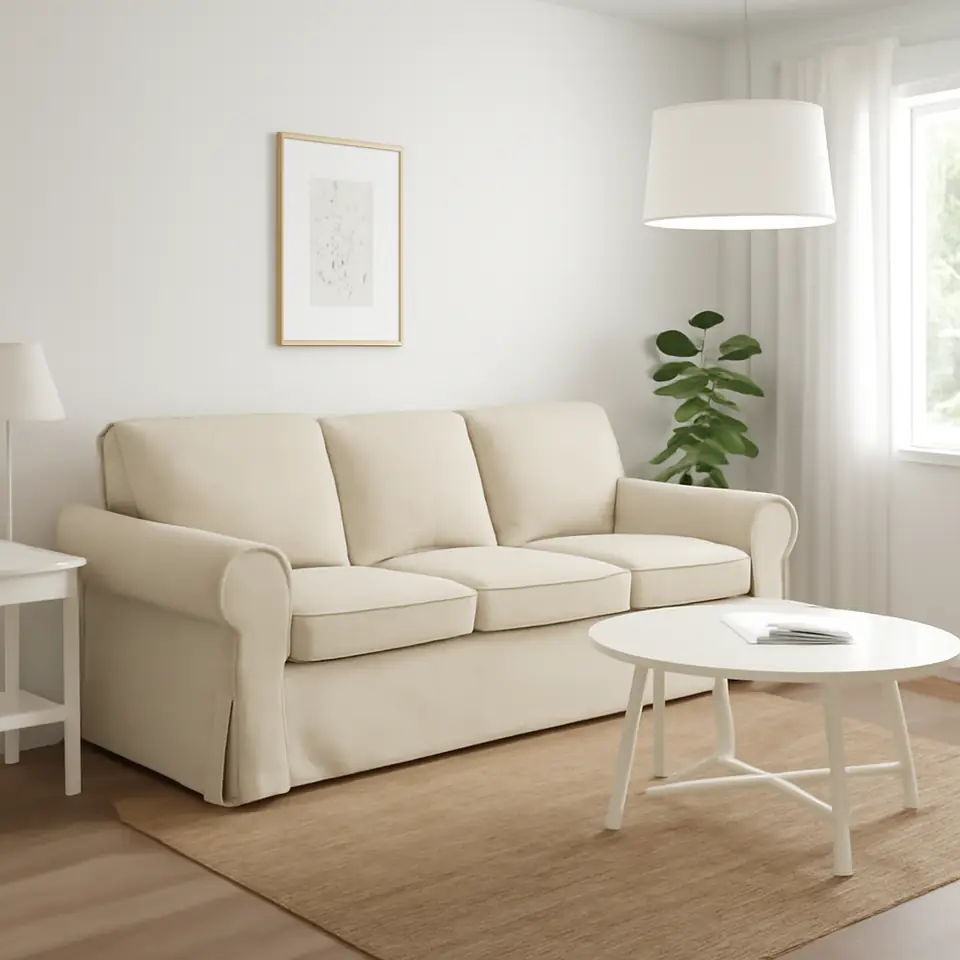 Møbelmontering EKTORP 3-pers. sofa, Kilanda lys beige | Billig & Hurtig i København