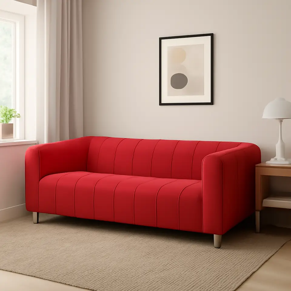 Møbelmontering KLIPPAN 2-pers. sofa, Långban rød | Professionel Møbelmontør