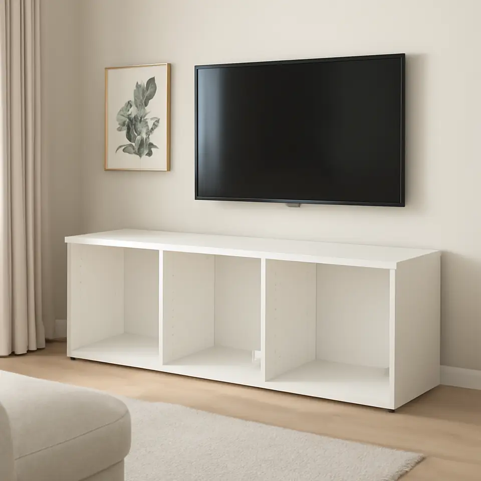 Møbelmontering BESTÅ Tv-bord, hvid, 180x40x64 cm | Samling af Møbler i Rødovre & Kbh