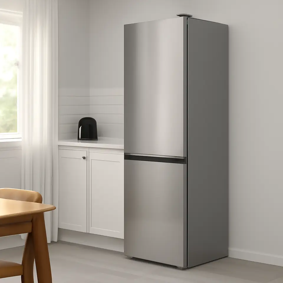 Møbelmontering MÖLNÅS Køleskab/fryser, IKEA 700 fritstående/stålfarvet, 249/106 l | Samling af Møbler i Rødovre & Kbh