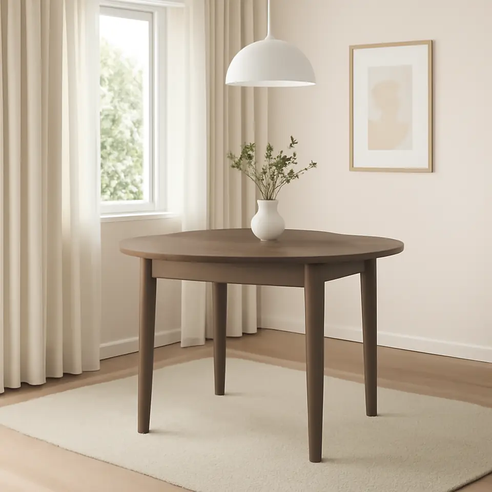 Møbelmontering SKANSNÄS Bord med udtræk, brun bøgetræ/finer, 115/170 cm | Fast Pris i Storkøbenhavn