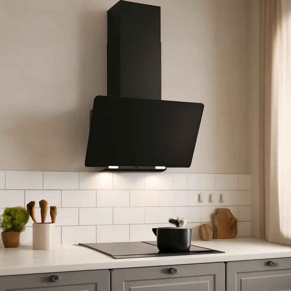 Møbelmontering STACKBO Vægmonteret emhætte, IKEA 300 sort, 55 cm | Samling af Møbler i Rødovre & Kbh