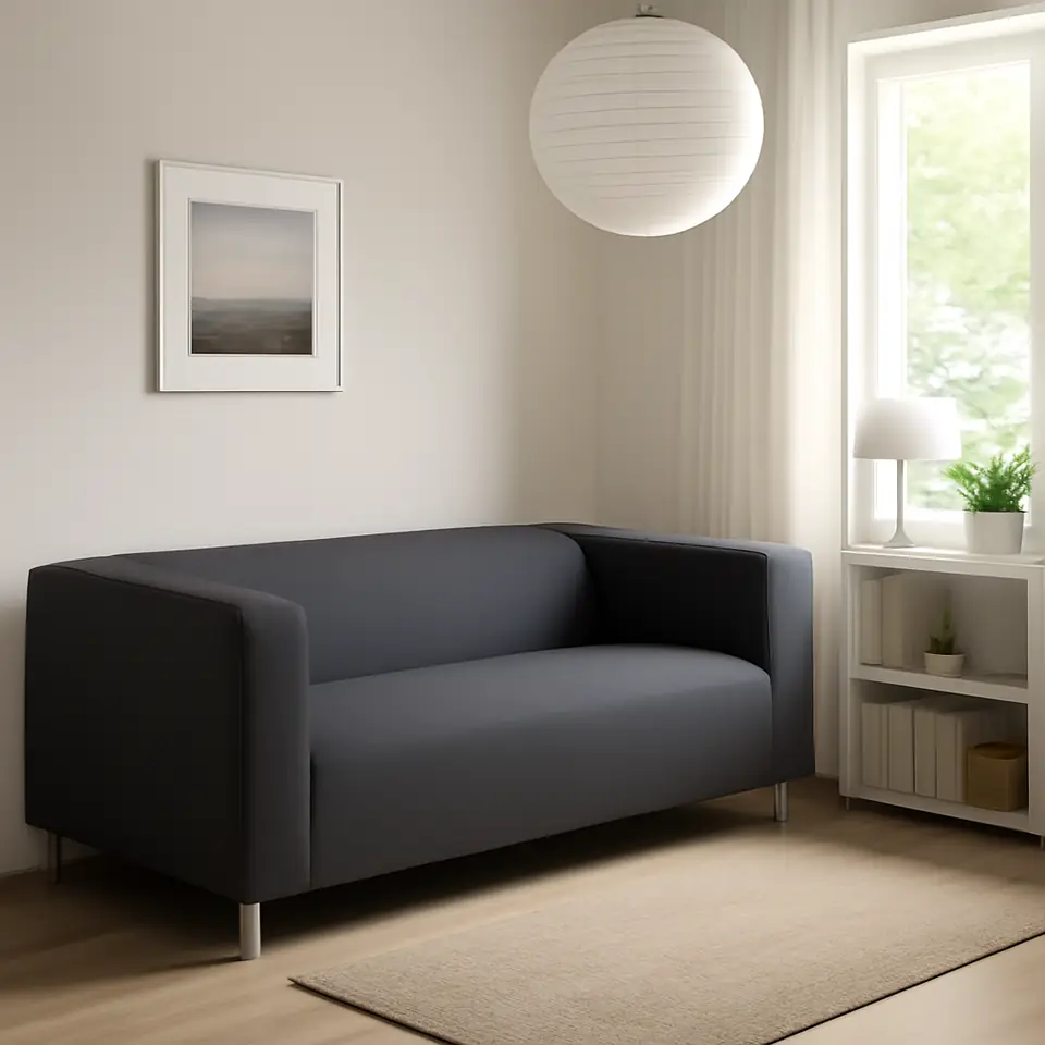 Møbelmontering KLIPPAN 2-pers. sofa, Vissle grå | Fast Pris i Storkøbenhavn
