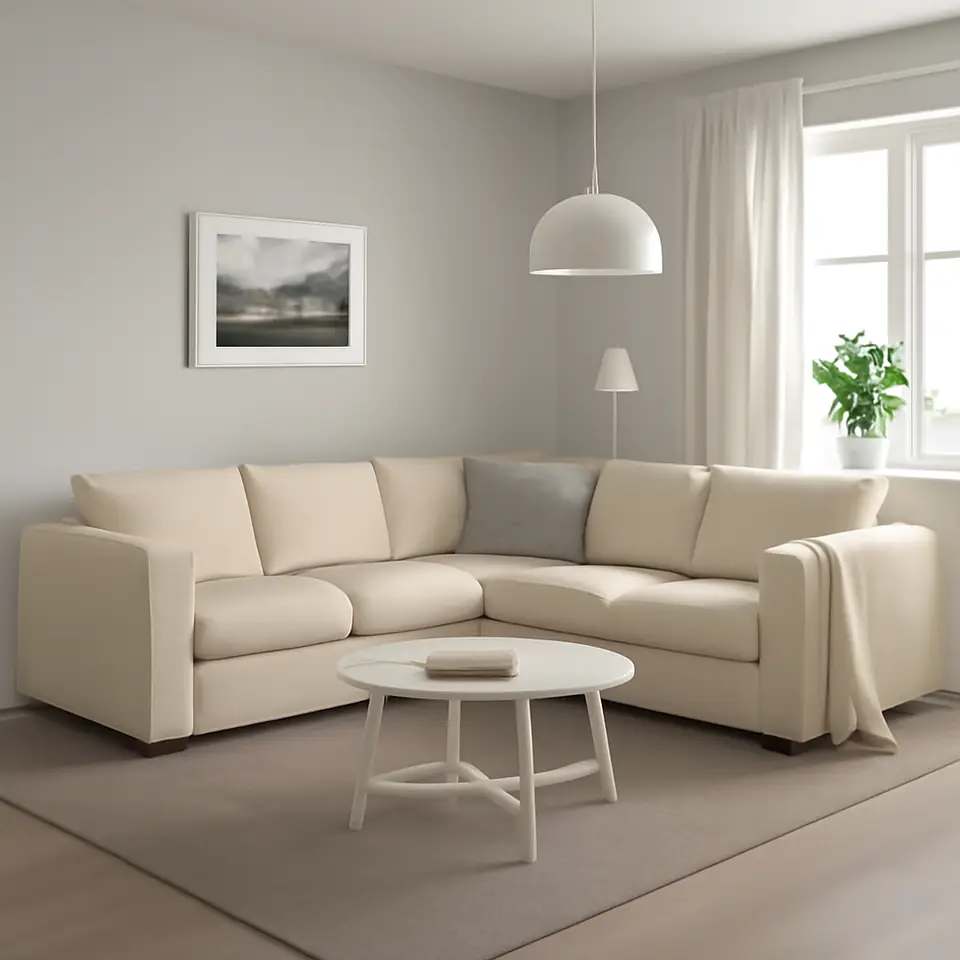 Møbelmontering VIMLE Hjørnesofa 4-pers., Hallarp beige | Samling af Møbler i Rødovre & Kbh