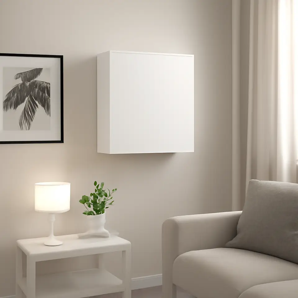 Møbelmontering BESTÅ Vægmonteret skabskombination, hvid/Lappviken hvid, 60x22x64 cm | Fast Pris i Storkøbenhavn