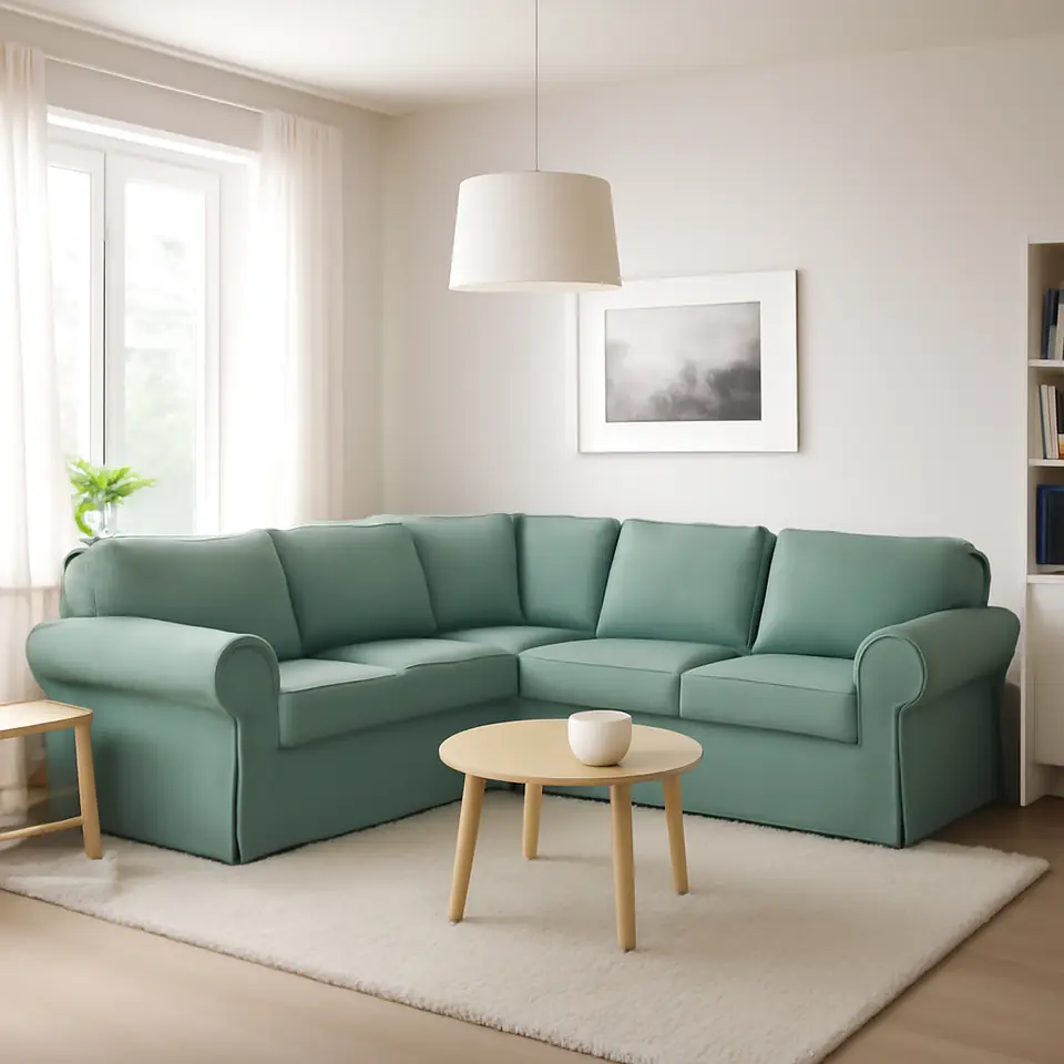 Møbelmontering EKTORP Hjørnesofa 4-pers., Tallmyra lysegrøn | Samling af Møbler i Rødovre & Kbh