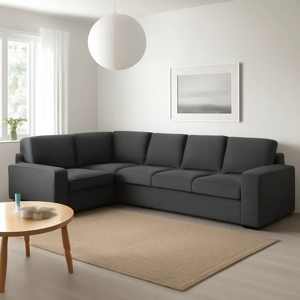 Møbelmontering KIVIK Hjørnesofa 4-pers., Gunnared mellemgrå | Billig & Hurtig i København