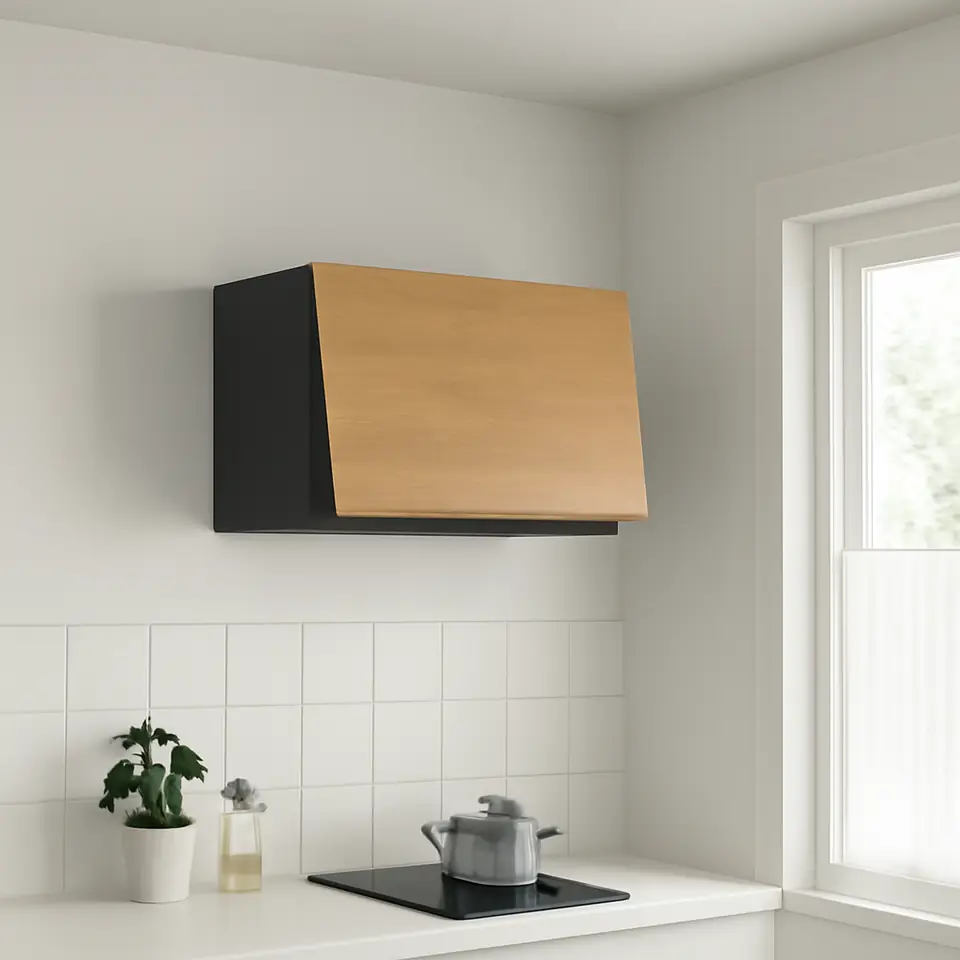 Møbelmontering METOD Vægskab, horisontalt, gråsort/Voxtorp egetræsmønstret, 60×40 cm | Få et tilbud i dag