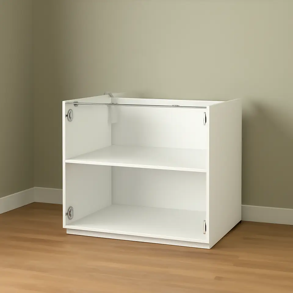 Møbelmontering ENHET Underskab med hylde, hvid, 80x60x75 cm | Få et tilbud i dag