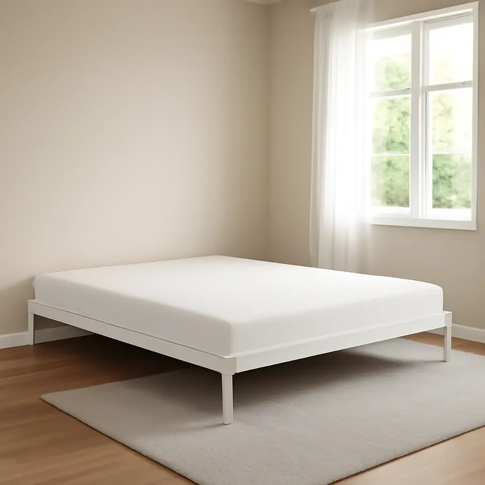 Møbelmontering VEVELSTAD Sengestel, hvid, 160×200 cm | Få et tilbud i dag