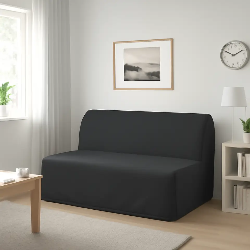 Møbelmontering LYCKSELE MURBO Sovesofa, Vansbro mørkegrå | Fast Pris i Storkøbenhavn