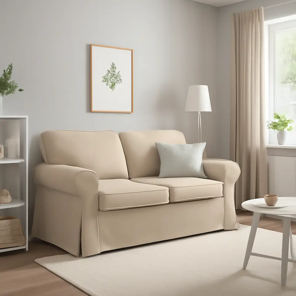 Møbelmontering EKTORP 2-pers. sofa, Hillared beige | Professionel Møbelmontør