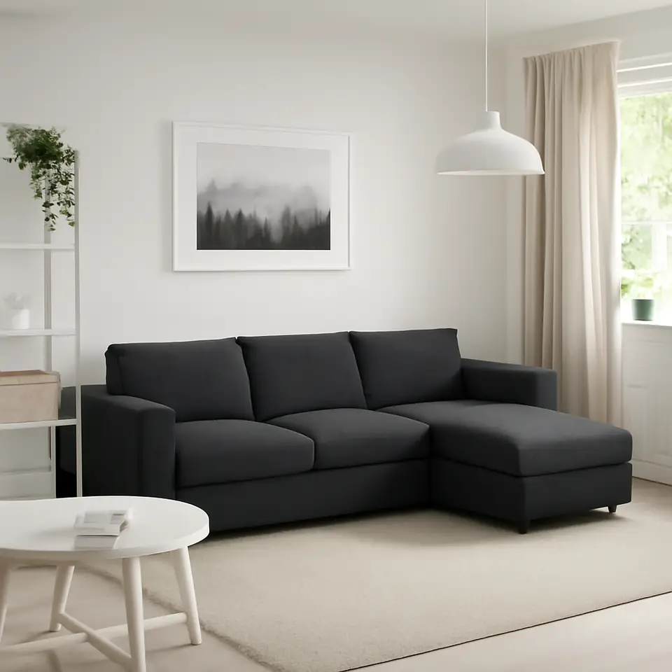 Møbelmontering VIMLE 4-pers. sofa, med chaiselong/Hillared antracit | Få et tilbud i dag