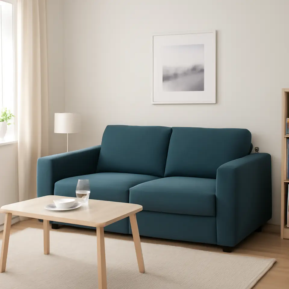 Møbelmontering VIMLE 2-pers. sofa, Hillared mørkeblå | Professionel Møbelmontør