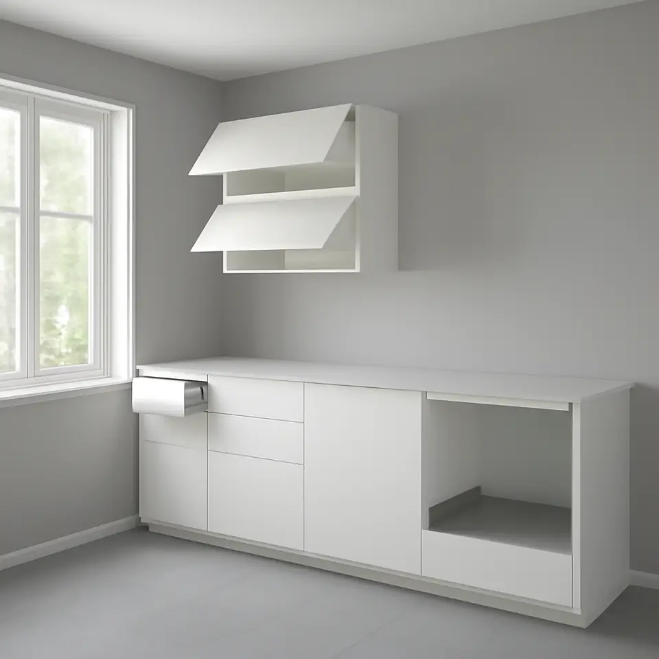 Møbelmontering METOD Køkken, hvid/Veddinge hvid, 307x60x227 cm | Samling af Møbler i Rødovre & Kbh
