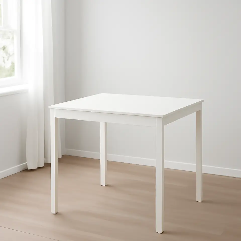 Møbelmontering VIHALS Bord med udtræk, hvid, 84/120×74 cm | Samling af Møbler i Rødovre & Kbh