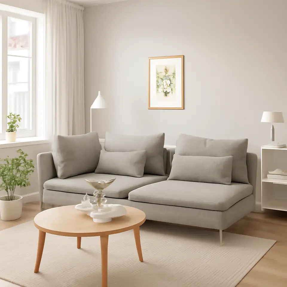 Møbelmontering SÖDERHAMN 3-pers. sofa, med åben ende/Viarp beige/brun | Samling af Møbler i Rødovre & Kbh