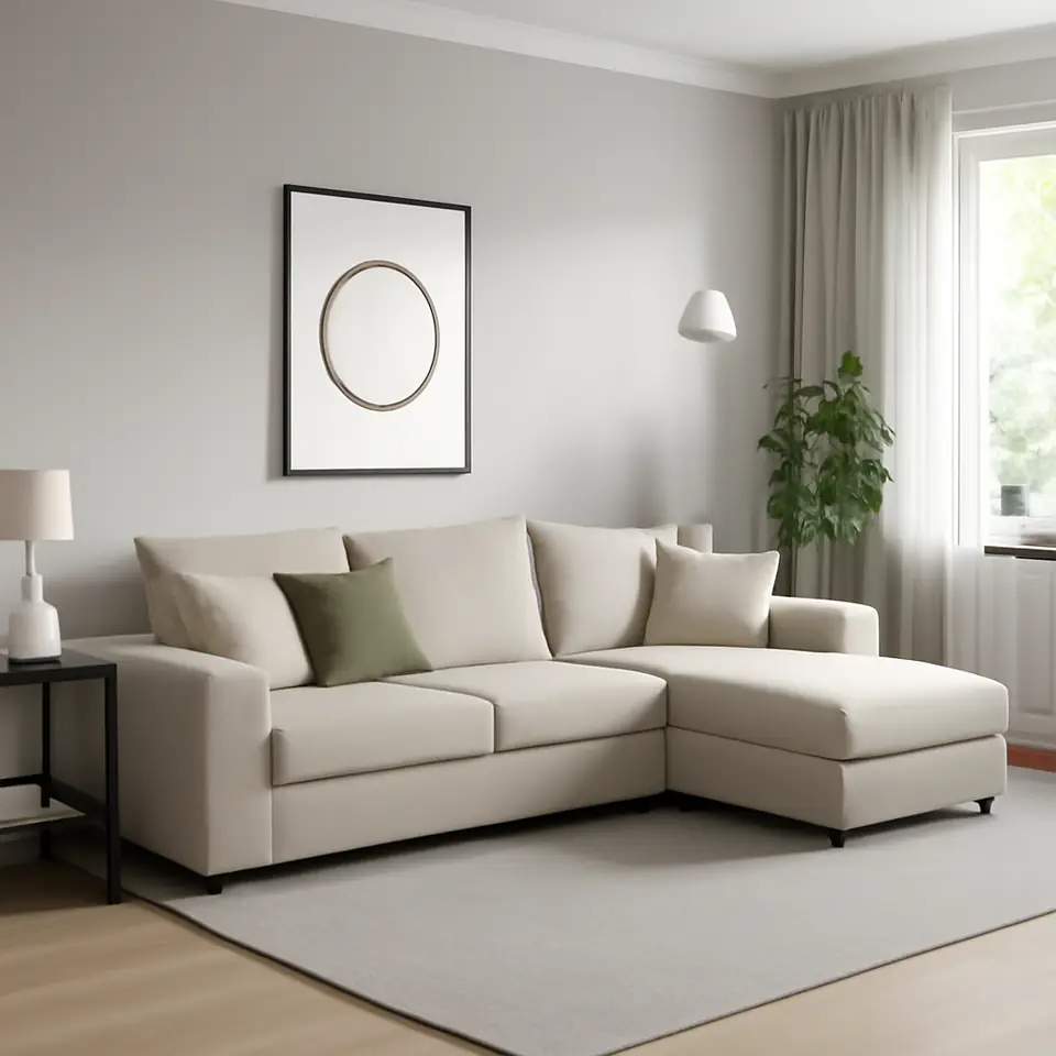 Møbelmontering VIMLE 4-pers. sofa med chaiselong, med brede armlæn/Gunnared beige | Samling af Møbler i Rødovre & Kbh