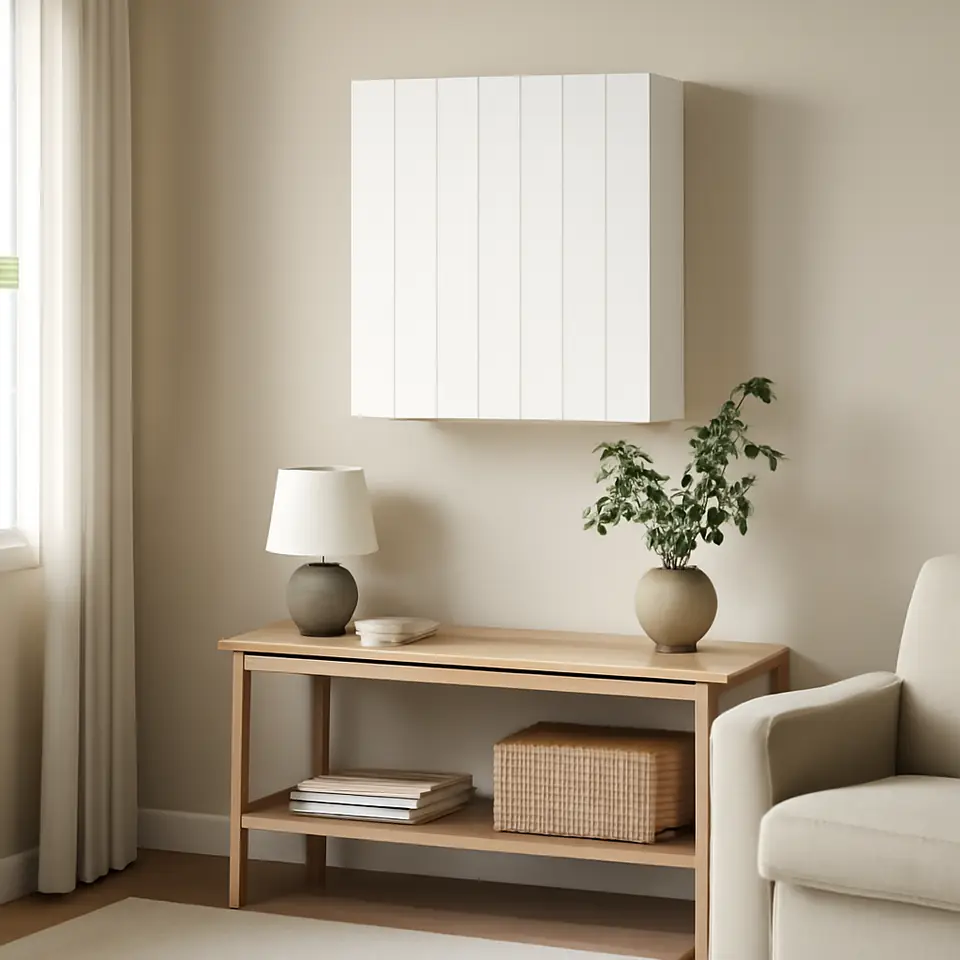 Møbelmontering BESTÅ Vægmonteret skabskombination, hvid/Sutterviken hvid, 60x22x64 cm | Samling af Møbler i Rødovre & Kbh