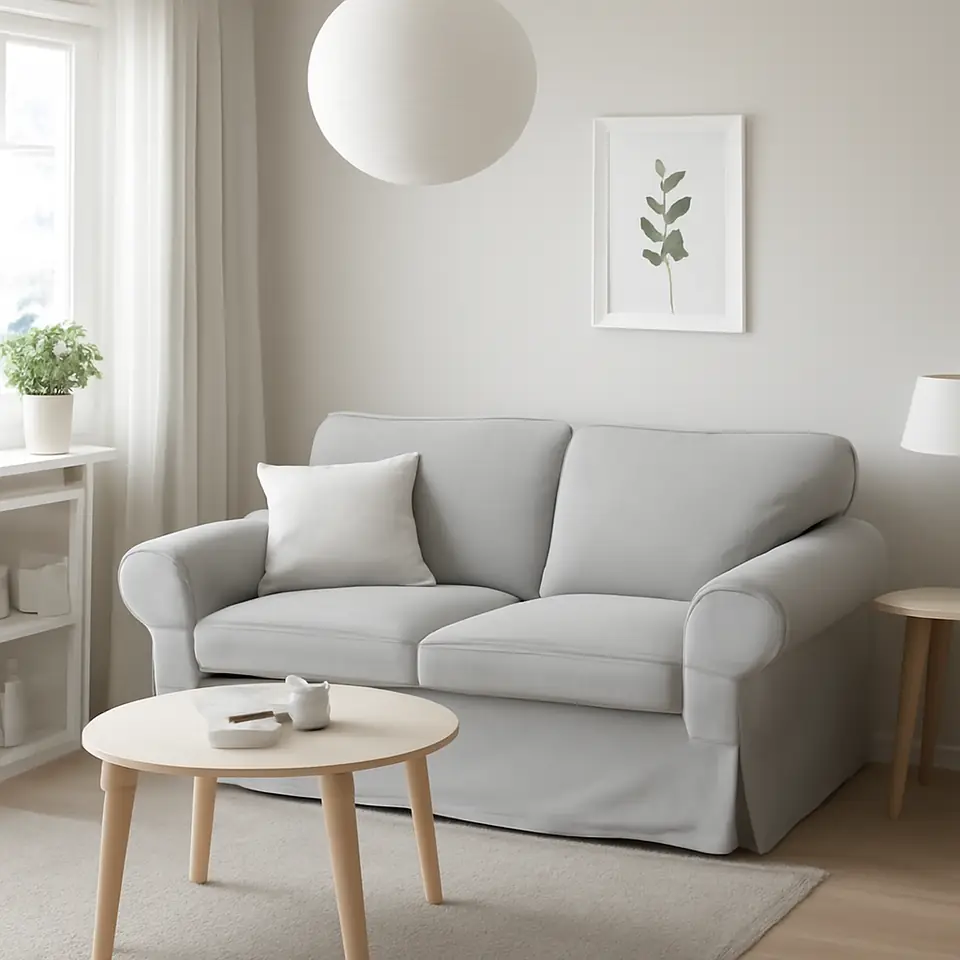 Møbelmontering EKTORP 2-pers. sofa, Tallmyra hvid/sort | Få et tilbud i dag