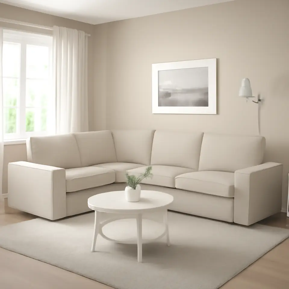 Møbelmontering KIVIK Hjørnesofa 4-pers., Gunnared beige | Få et tilbud i dag