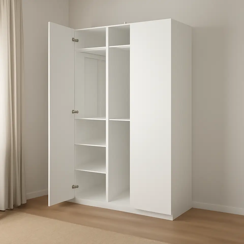 Møbelmontering PAX / FORSAND Garderobekombination, hvid/hvid, 150x60x236 cm | Samling af Møbler i Rødovre & Kbh