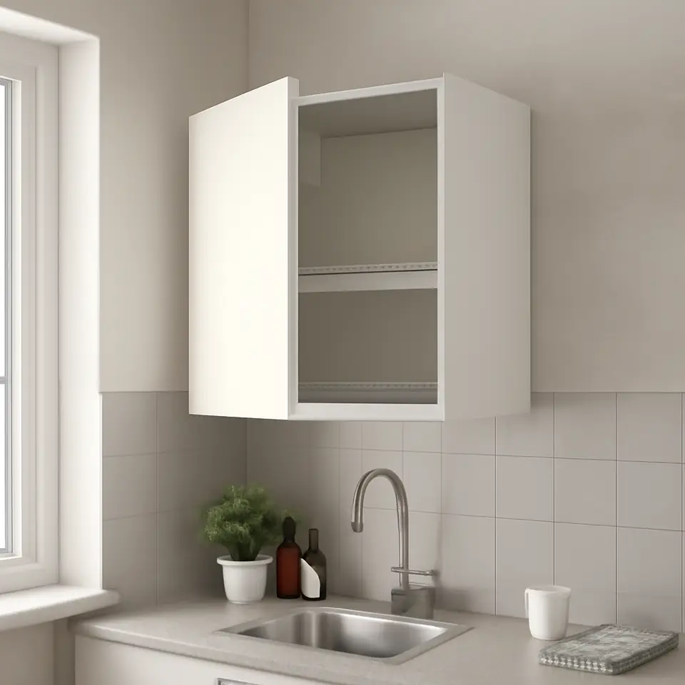 Møbelmontering METOD Overskab til køl/frys, hvid/Vallstena hvid, 60×60 cm | Få et tilbud i dag