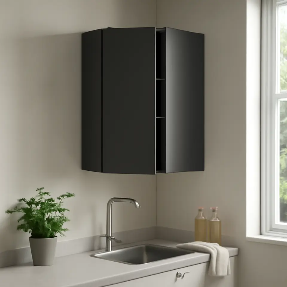 Møbelmontering METOD Vægskab med hylder, gråsort/Nickebo mat antracit, 30×60 cm | Samling af Møbler i Rødovre & Kbh